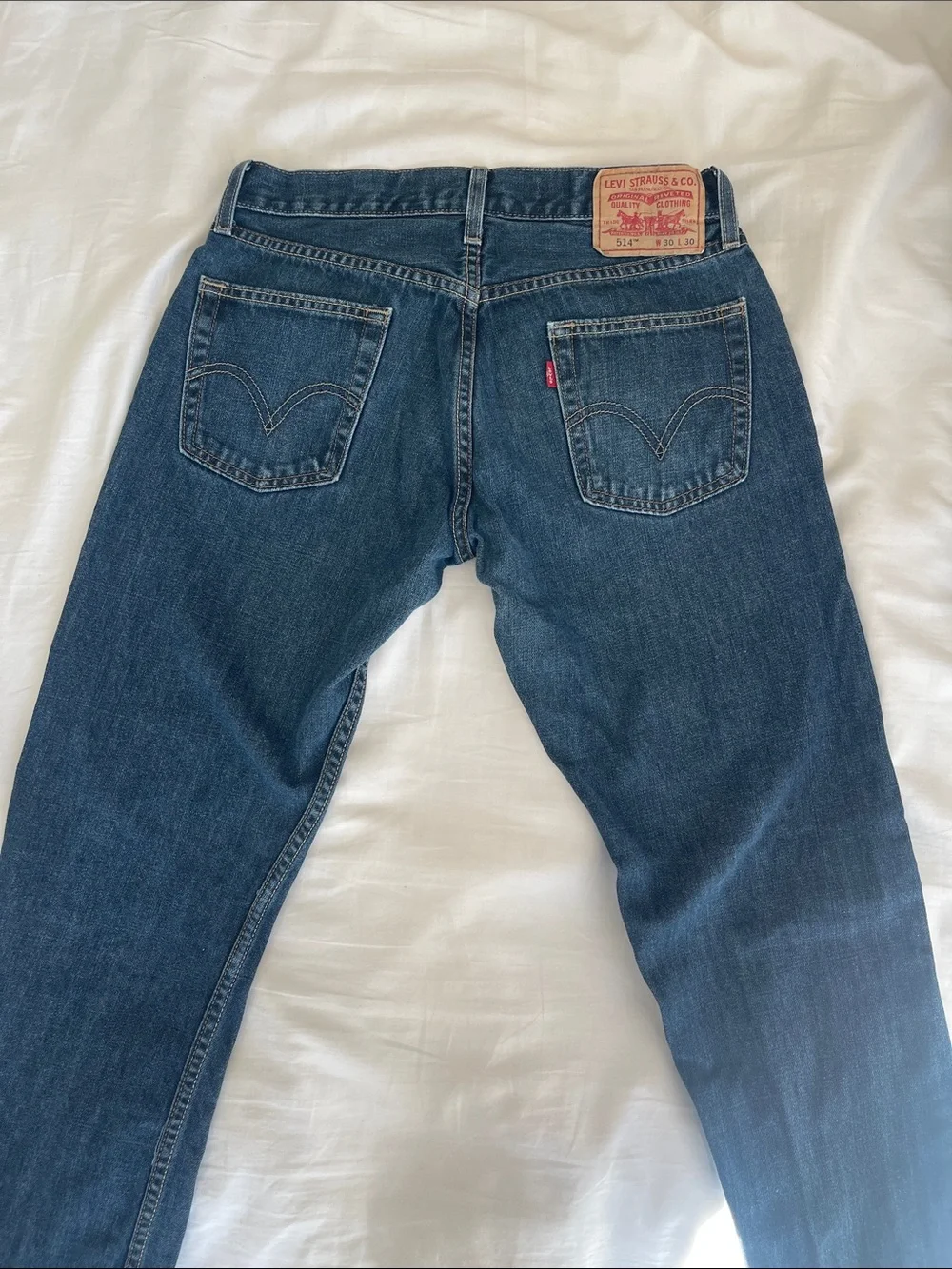Levi's Men's Dark Blue Straight Jeans‎